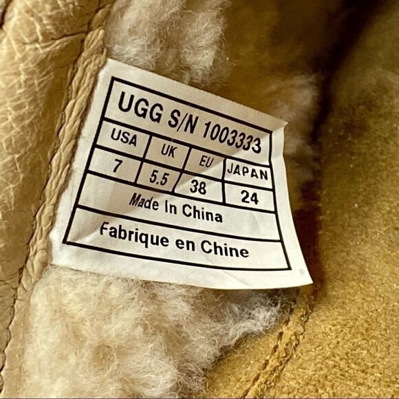 UGG Livia brown leather shearling lined clogs 7 - Picture 5 of 16